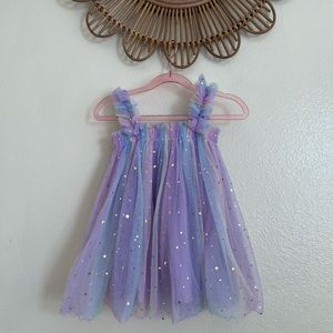Tulle moon and stars dress, used 1 time